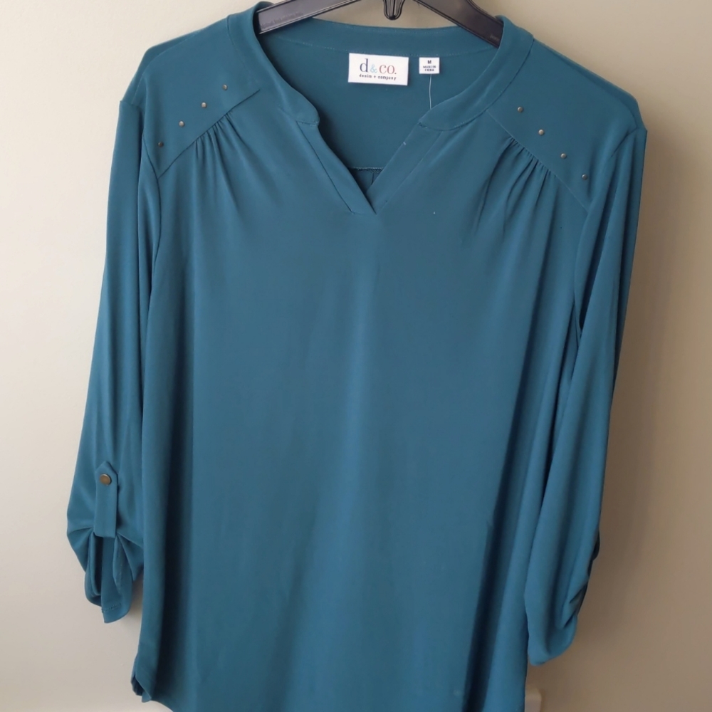 Long Green tunic/ WTags